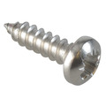 Self-Tapping Screw Pozi Compatible Pan Head SS 1/2in x 6 ForgePack 60