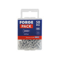 Self-Tapping Screw Pozi Compatible Pan Head SS 5/8in x 6 ForgePack 50
