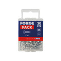 Self-Tapping Screw Pozi Compatible Pan Head SS 1in x 6 ForgePack 30