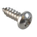 Self-Tapping Screw Pozi Compatible Pan Head SS 1/2in x 8 ForgePack 40