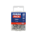 Self-Tapping Screw Pozi Compatible Pan Head SS 1/2in x 8 ForgePack 40