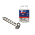 Self-Tapping Screw Pozi Compatible Pan Head SS 1in x 10 ForgePack 15