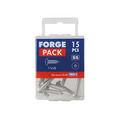 Self-Tapping Screw Pozi Compatible Pan Head SS 1in x 10 ForgePack 15