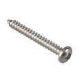 Self-Tapping Screw Pozi Compatible Pan Head SS 1.1/2in x 10 ForgePack 10