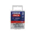 Multi-Purpose Screw SL Raised Head Chrome Plated 4.0 x 30mm ForgePack 30