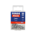 Self-Tapping Screw Pozi Compatible Pan Head SS 1/4in x 4 ForgePack 80