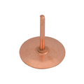 Copper Disc Rivets 20 x 20 x 1.5mm (Bag 100)
