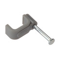 Cable Clip Flat Grey 1.50mm Box 100