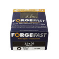 ForgeFast Pozi Compatible Elite Performance Wood Screw ZY 3.0 x 20mm Box 200