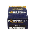 ForgeFix ForgeFast Pozi Compatible Elite Performance Wood Screw ZY 3.0 x 25mm Box 200
