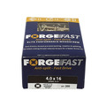 ForgeFast Pozi Compatible Elite Performance Wood Screw ZY 4.0 x 16mm Box 200