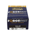 ForgeFast Pozi Compatible Elite Performance Wood Screw ZY 4.0 x 20mm Box 200