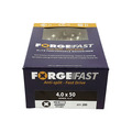 ForgeFast Pozi Compatible Elite Performance Wood Screw ZY 4.0 x 50mm Box 200