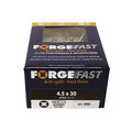 ForgeFast Pozi Compatible Elite Performance Wood Screw ZY 4.5 x 30mm Box 200
