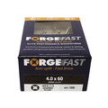 ForgeFast Pozi Compatible Elite Performance Wood Screw ZY 4.0 x 60mm Box 100