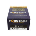 ForgeFast Pozi Compatible Elite Performance Wood Screw ZY 5.0 x 100mm Box 100