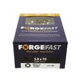 ForgeFast Pozi Compatible Elite Performance Wood Screw ZY 5.0 x 70mm Box 100