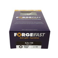 ForgeFast Pozi Compatible Elite Performance Wood Screw ZY 6.0 x 130mm Box 100