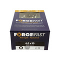 ForgeFast Pozi Compatible Elite Performance Wood Screw ZY 6.0 x 90mm Box 100