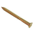 Wood Screw Slotted CSK Brass 1.1/2in x 6 ForgePack 12