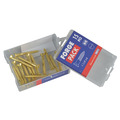 Wood Screw Slotted CSK Brass 1.1/4in x 6 ForgePack 15