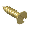 Wood Screw Slotted CSK Brass 1/2in x 6 ForgePack 40