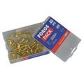 Wood Screw Slotted CSK Brass 1/2in x 6 ForgePack 40