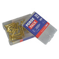 Wood Screw Slotted CSK Brass 1in x 6 ForgePack 20