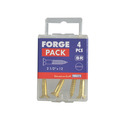 Wood Screw Slotted CSK Brass 2.1/2in x 12 ForgePack 4