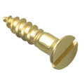 Wood Screw Slotted CSK Brass 3/4in x 8 ForgePack 20