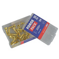 Wood Screw Slotted CSK Brass 3/4in x 8 ForgePack 20