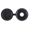 Hinged Cover Cap Black No. 6-8 Bag 100