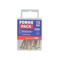 Multi-Purpose Pozi Compatible Screw CSK ST ZYP 4.0 x 50mm Forge Pack 15