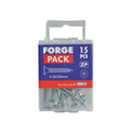 Multi-Purpose Pozi Compatible Screw CSK ST ZP 4.0 x 50mm Forge Pack 15