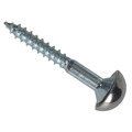 Mirror Screw Chrome Domed Top Slotted ZP 1.1/4in x 8 Forge Pack 8
