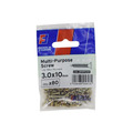 ForgeFix FORFPMS310Y Multi-Purpose Pozi Screw CSK ST ZYP 3.0 x 10mm ForgePack 80