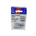 Multi-Purpose Pozi Screw CSK ST ZP 5.0 x 30mm ForgePack 10