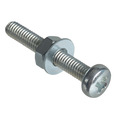 Machine Screw Pozi Compatible Pan Head ZP M3 x 20mm ForgePack 50