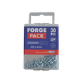 ForgeFix FORFPMSPH38 Machine Screw Pozi Compatible Pan Head ZP M3 x 8mm ForgePack 50