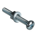 Machine Screw Pozi Compatible Pan Head ZP M4 x 30mm ForgePack 20