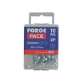 Machine Screw Pozi Compatible Pan Head ZP M5 x 20mm ForgePack 15