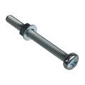 Machine Screw Pozi Compatible Pan Head ZP M5 x 50mm ForgePack 20