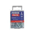Machine Screw Pozi Compatible Pan Head ZP M5 x 50mm ForgePack 20
