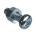 Machine Screw Pozi Compatible Pan Head ZP M6 x 20mm ForgePack 10