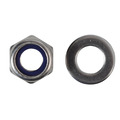 ForgeFix FORFPNYL10SS Nyloc Nuts & Washers A2 Stainless Steel M10 ForgePack 8