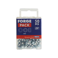 Nyloc Nuts & Washers Zinc Plated M4 ForgePack 50