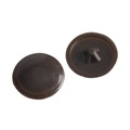 Pozi Compatible Cover Cap Dark Brown No.6-8 Forge Pack 50
