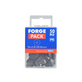 Pozi Compatible Cover Cap Dark Brown No.6-8 Forge Pack 50