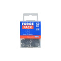 Pozi Compatible Cover Cap Black No.6-8 Forge Pack 50
