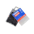 Pozi Compatible Cover Cap Black No.6-8 Forge Pack 50